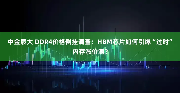 中金辰大 DDR4价格倒挂调查：HBM芯片如何引爆“过时”内存涨价潮？