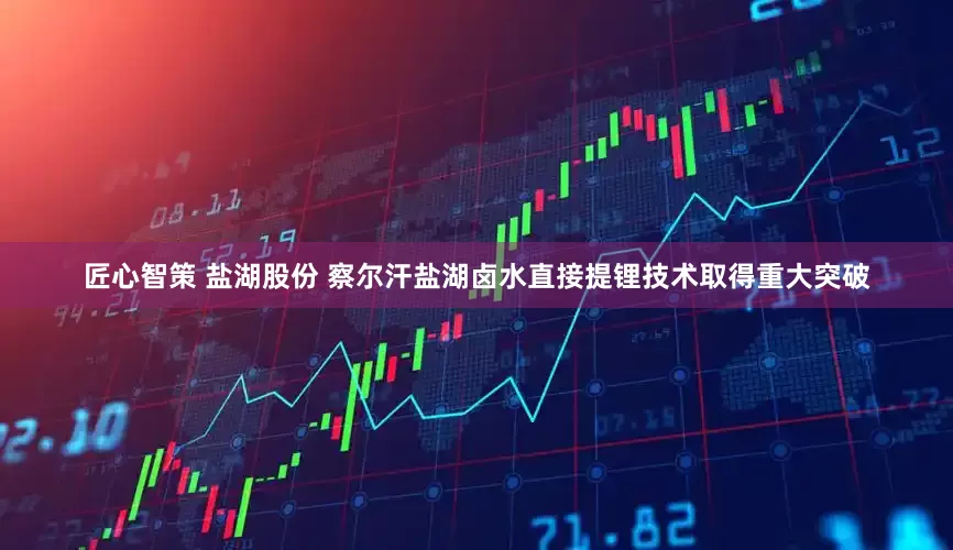 匠心智策 盐湖股份 察尔汗盐湖卤水直接提锂技术取得重大突破